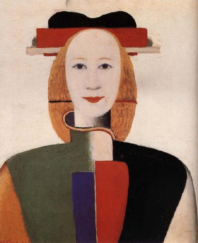 Kasimir Malevich The Girl-s hair with comb oil painting picture